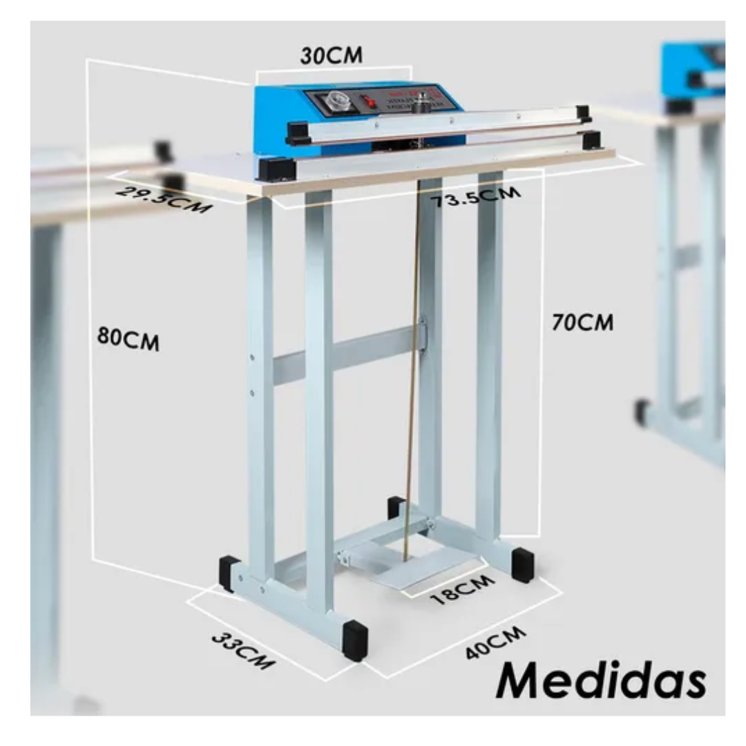 Selladora Cortadora De Bolsa De 60cm Con Pedal 600w
