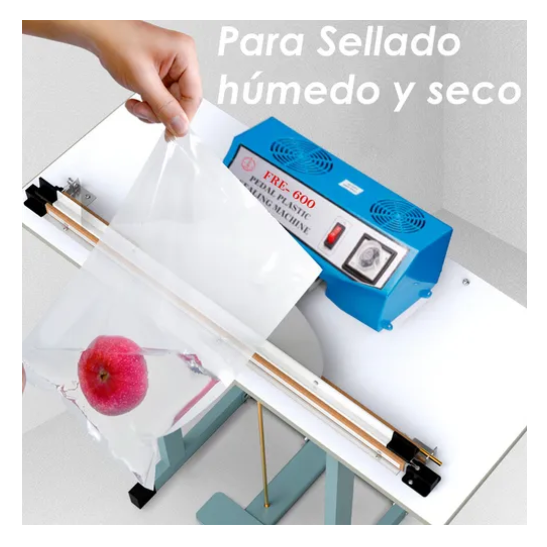 Selladora Cortadora De Bolsa De 60cm Con Pedal 600w