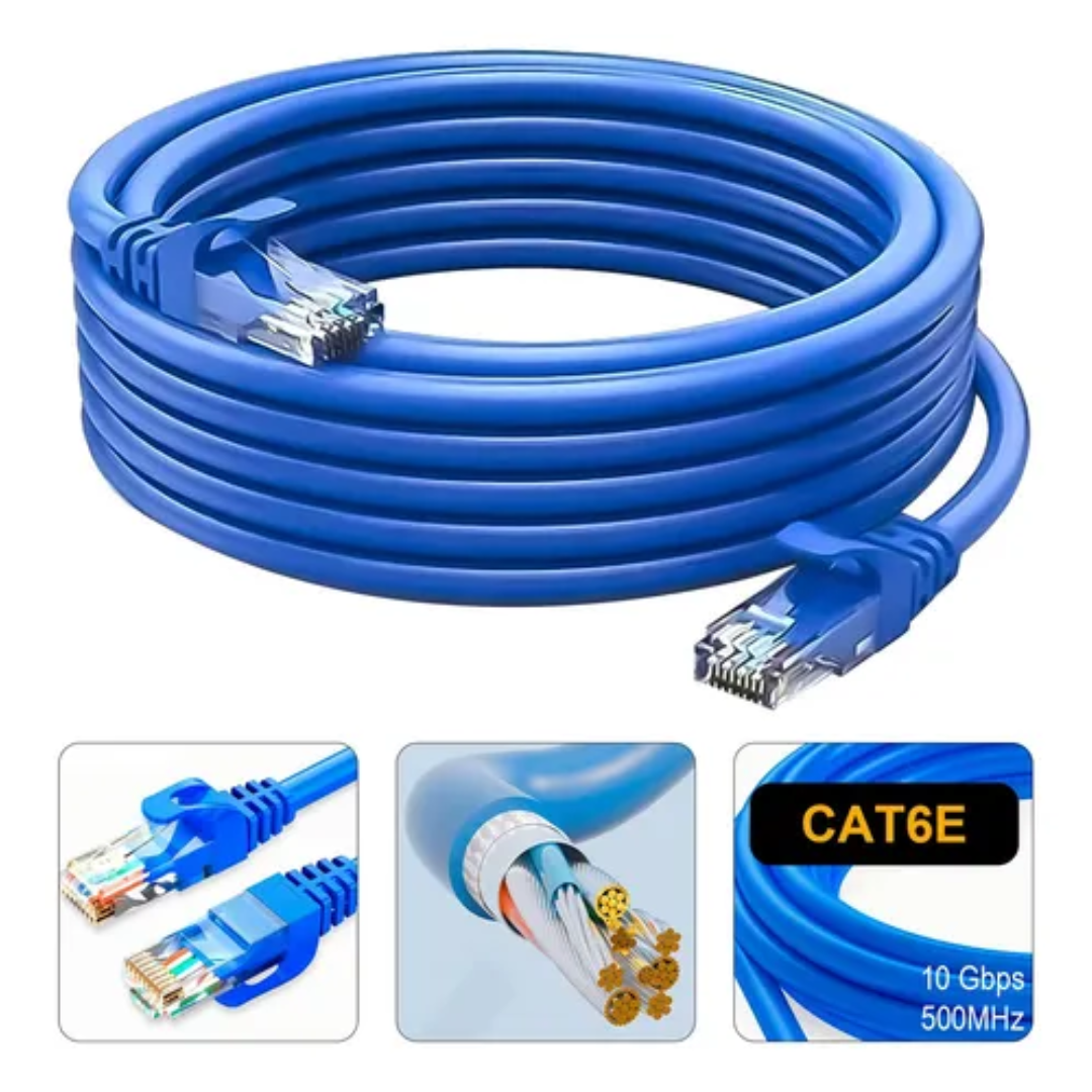 Cable De Red Cat6 De 15 Metros Alta Transferencia De Datos