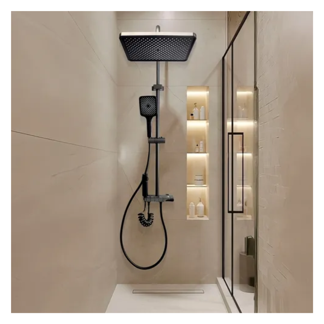 Columna De Ducha Moderna 4 Funciones Llave Tipo Piano Bidet