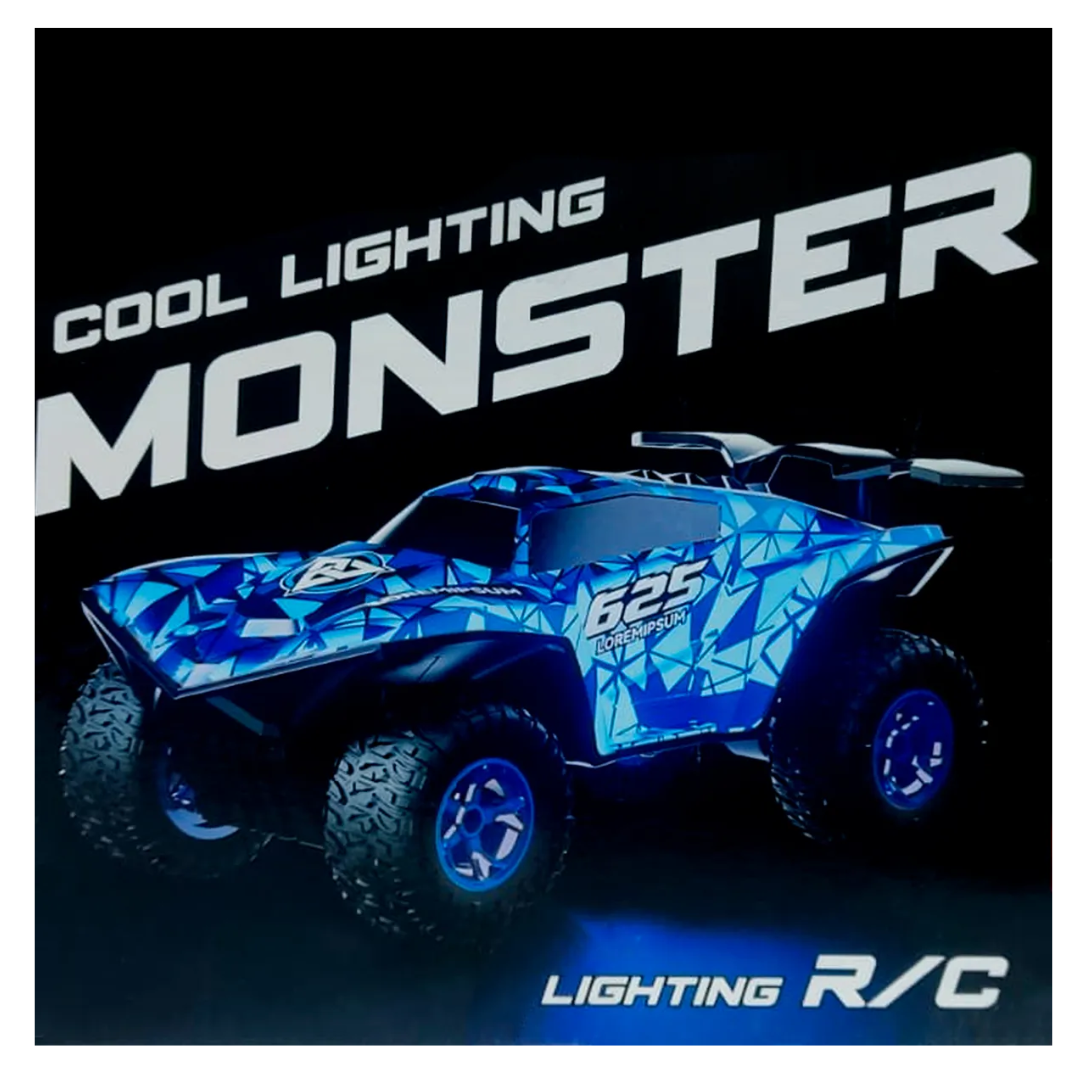 Auto A Control Remoto Monster Super Iluminado 2.4ghz
