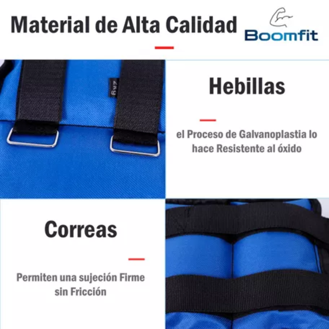 Par De Pesas Tobillera Y Muñeca 3kg C/u (total 6kg El Par)