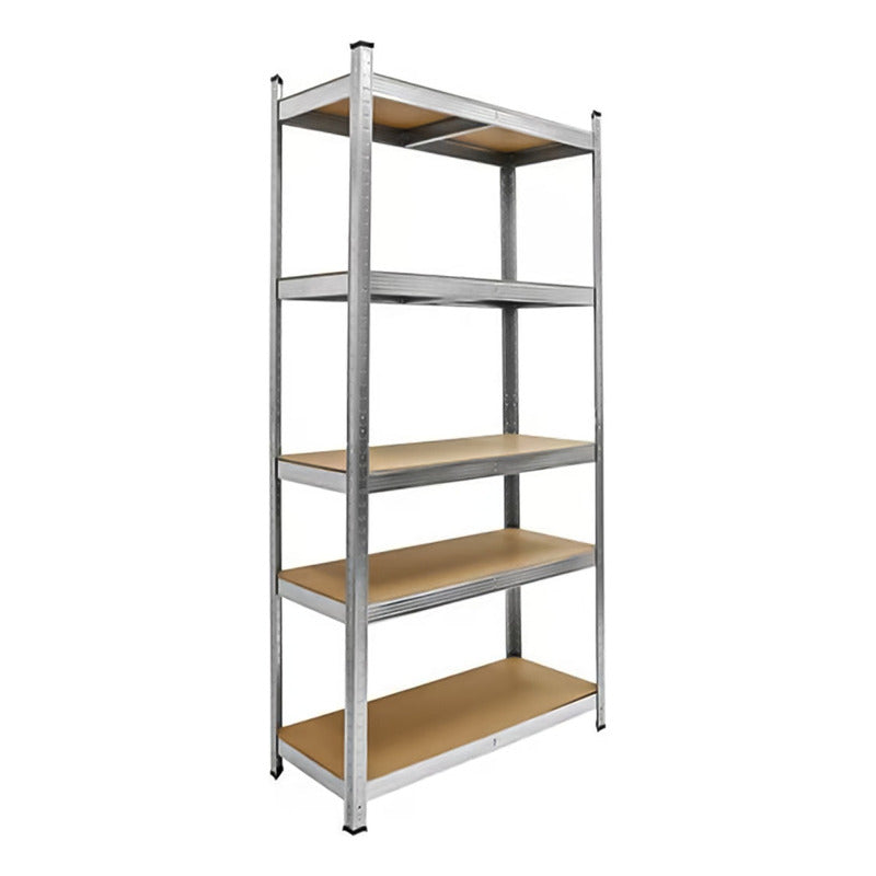 2 Estantes Metalico 180x90x40 Oficina Organizador Negro