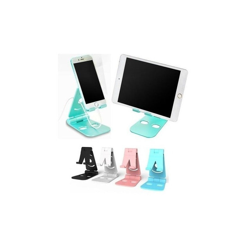 Pack De 5 Soporte De Celular Para Mesa Plegable Pllastico