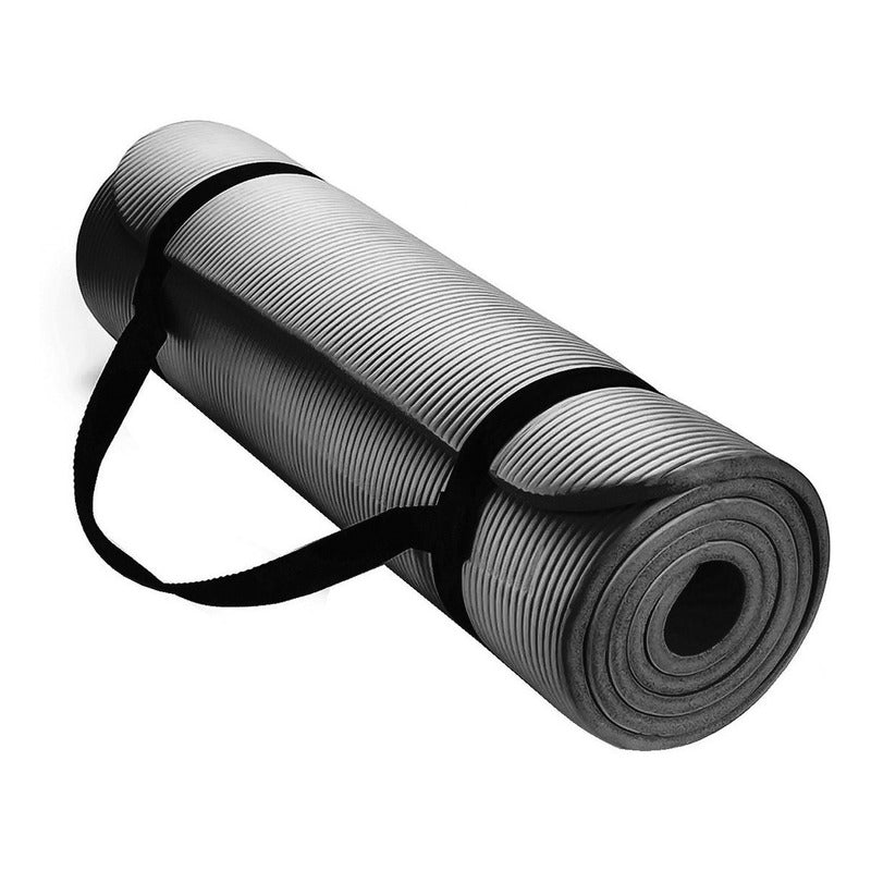 Mat Yoga 10 Mm Alfombra Resistente Gruesa Varios Colores