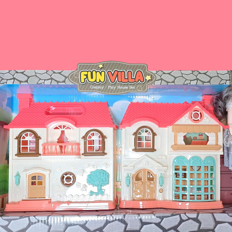 Muñecas Con Casa Y Full Accesorios 2 Muñecas Qier Journey