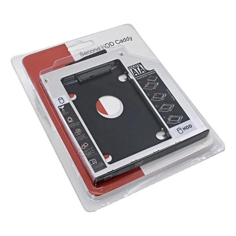 Case Cofre Disco Duro Solido Ssd Hdd 9.5mm Slot Cd/dvd-rom
