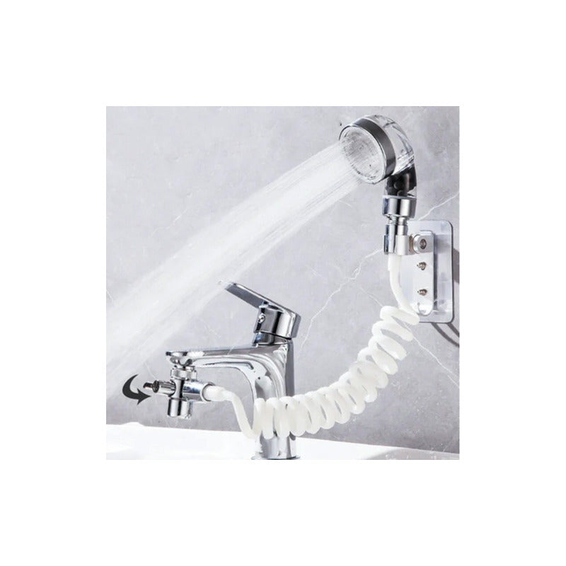 Kit Ducha Bidet Arabe Lavamanos Acero Inoxidable Completo