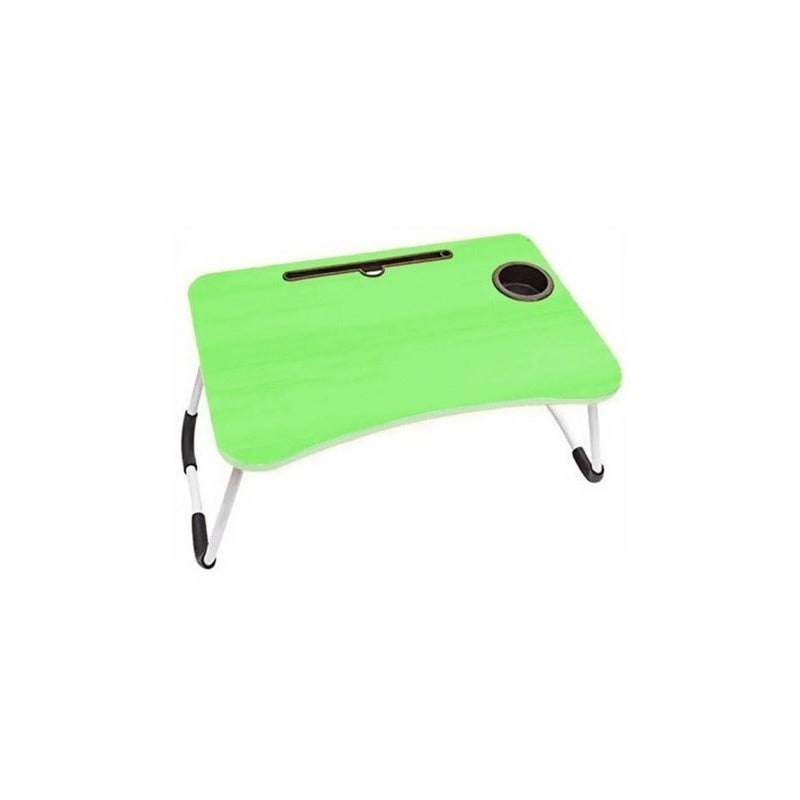 Mesa Plegable Para Cama Y Notebook Multifuncional De Madera