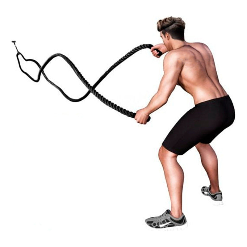 Cuerda Crossfit Battle Rope Correa 15 Metros X 38 Milimetros