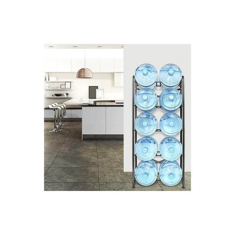Estante Organizador Rack 10 Botellones Bidones Agua 20lts