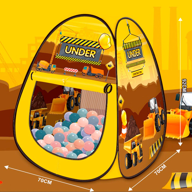 Carpa Infantil Piscina 100 Pelota Ingeniero Juego Niños