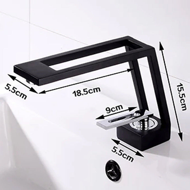 Llave Lavamanos Monomando Griferia De Lujo Diseño Moderno