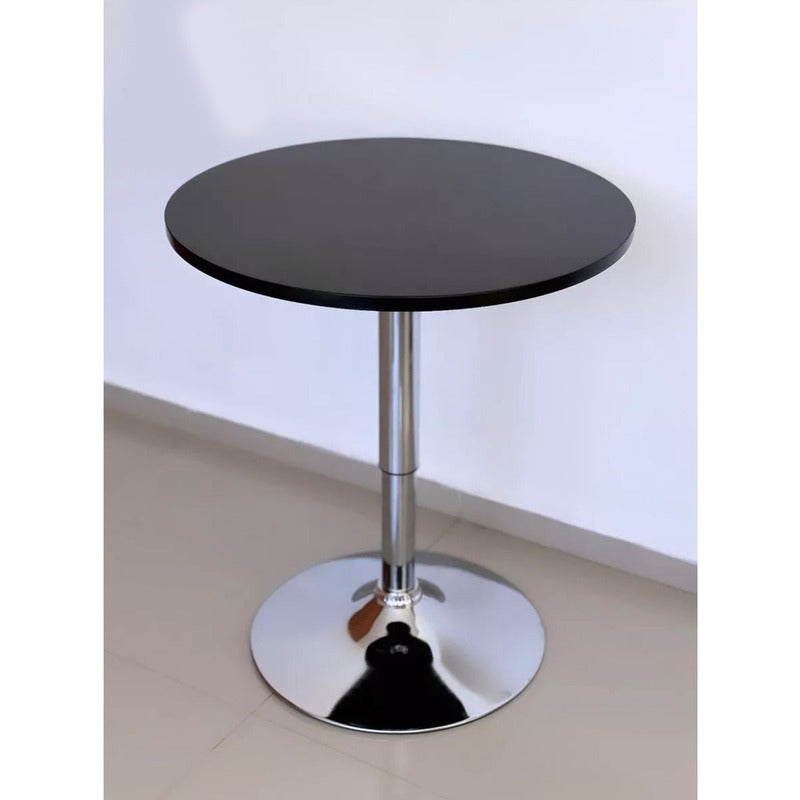 Pack 2 Mesa Bar Altura Ajustable 60x93cm Diámetro Comedor