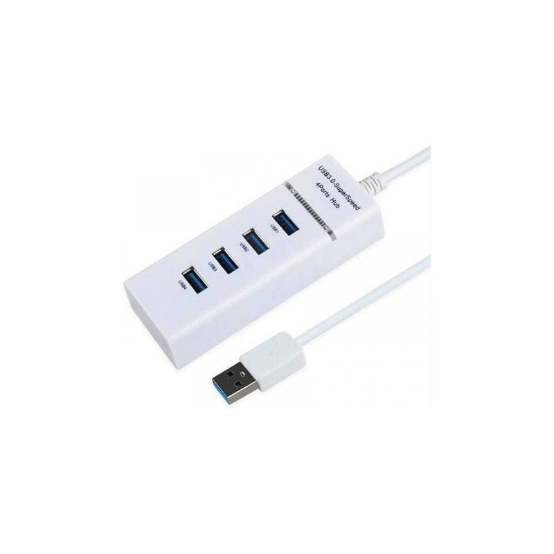 Hub Usb 4 Puertos Con Indicador Led Alta Velocidad De 3.0