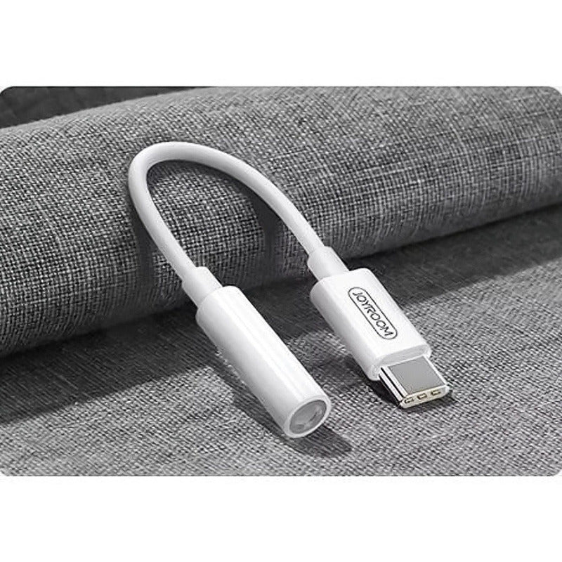 Adaptador Tipo C A 3.5mm Auxiliar Joyroom Certificado