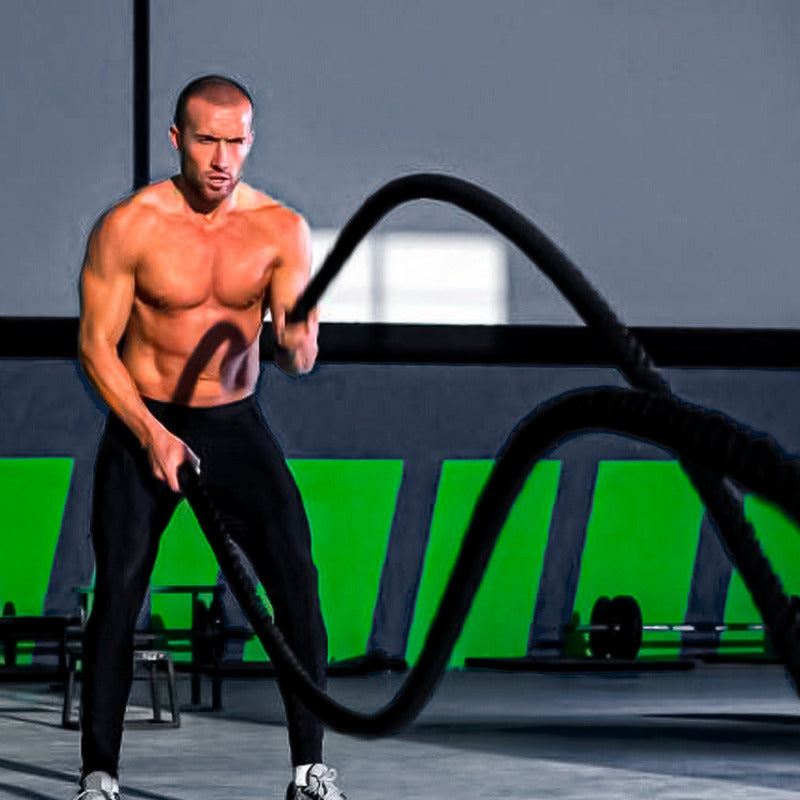 Cuerda Crossfit Battle Rope Correa 9 Metros X 38 Milimetros