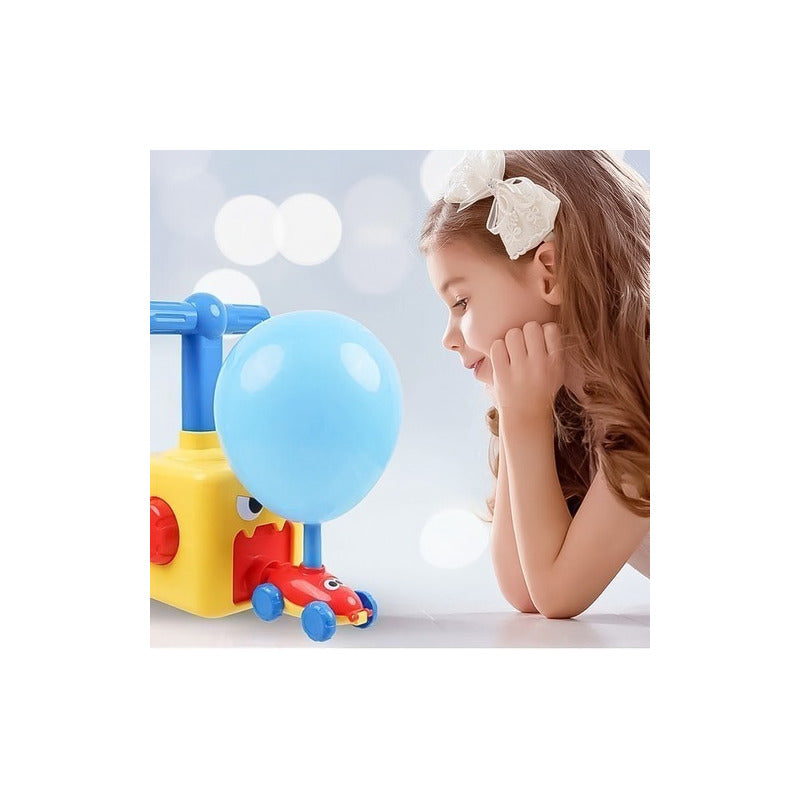 Juguete Bombin Globos Lanza Autos Y Cohetes Para Niños
