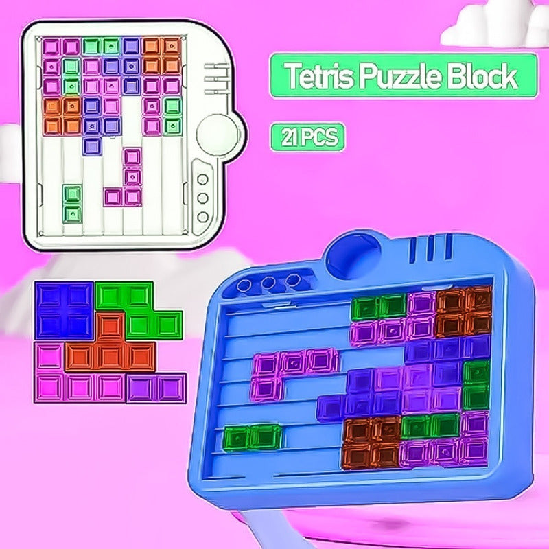 Mesa 2 En 1 Proyector Dibujo Didactica Juego Tetris Unicornio