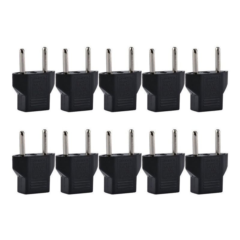 Adaptador Enchufe Americano A Nacional 10a Pack 100 Unidades