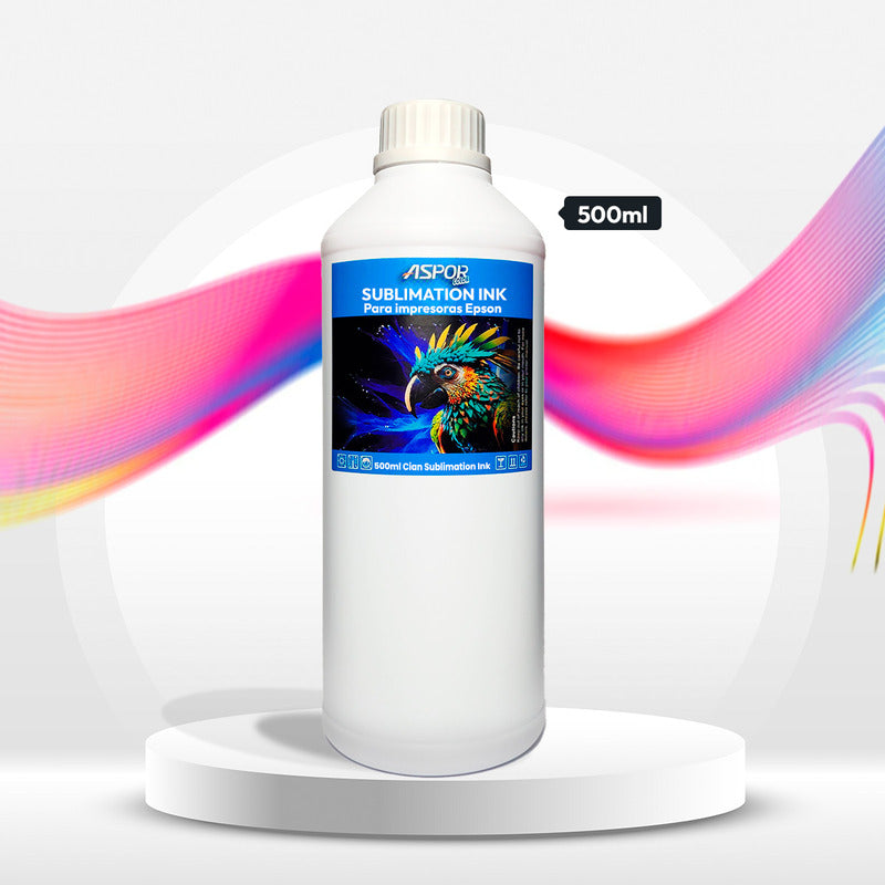 Tinta Sublimación Premium Universal 500ml Colores Impresora