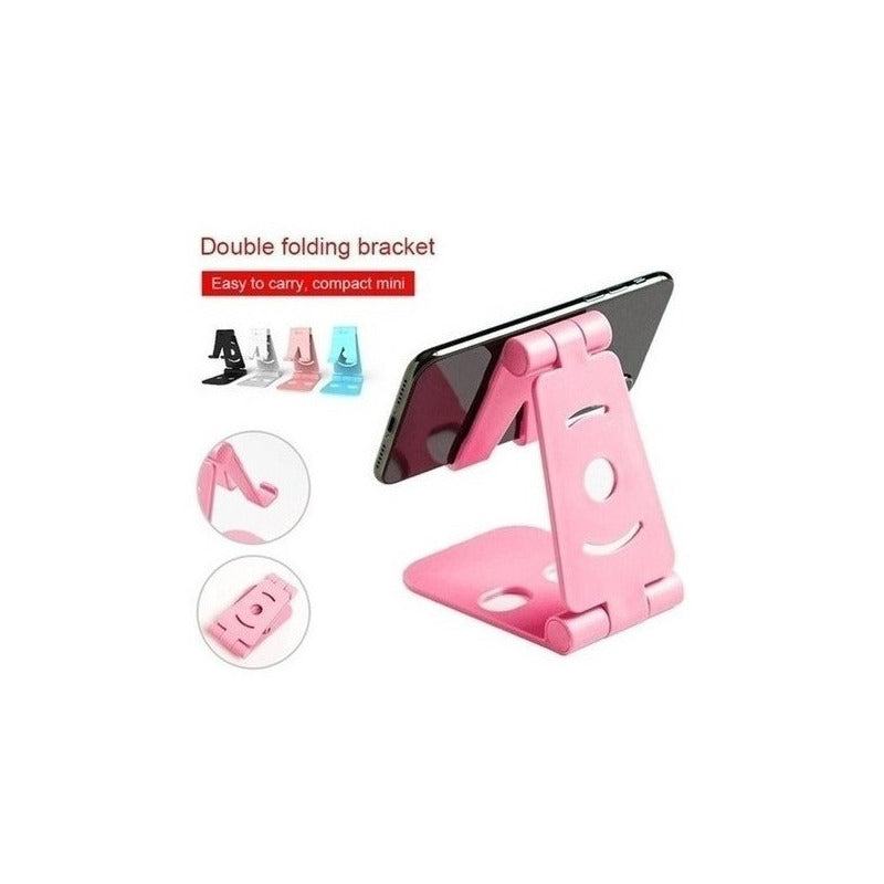 Pack De 5 Soporte De Celular Para Mesa Plegable Pllastico