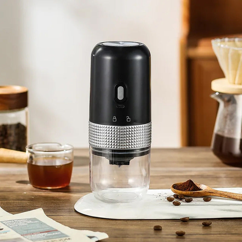 Moledor De Cafe Y Especias Inalambrico Portatil Ceramica Usb