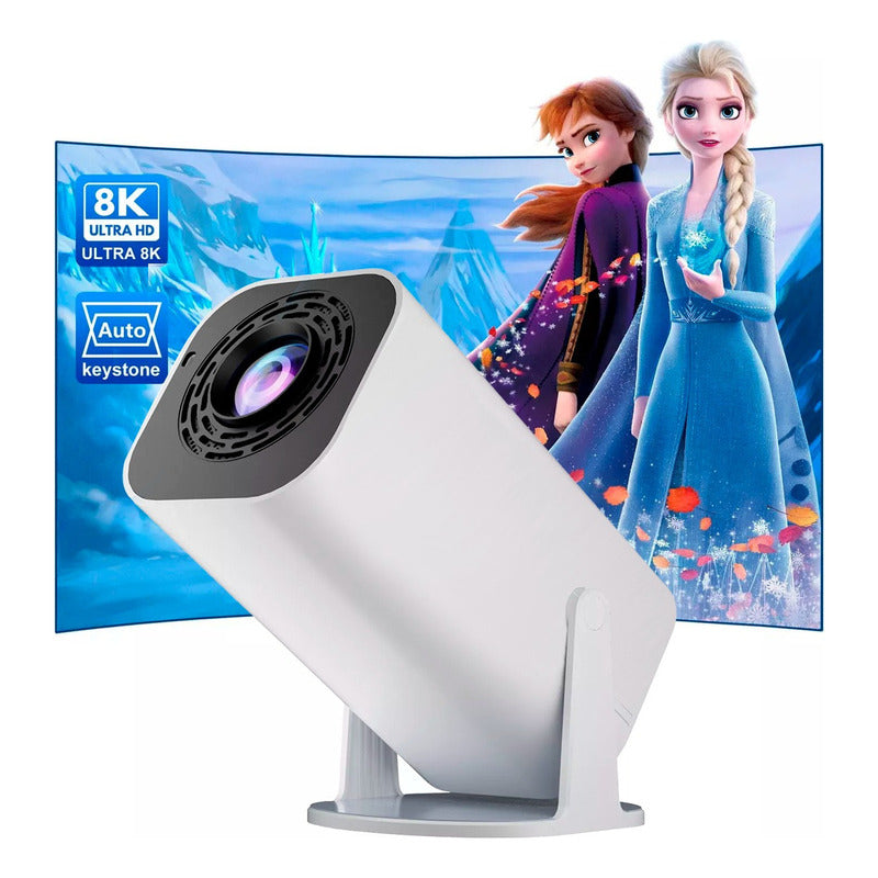 Proyector Smart Portátil 1000lm Android 11.0 Ultra Hd 120p
