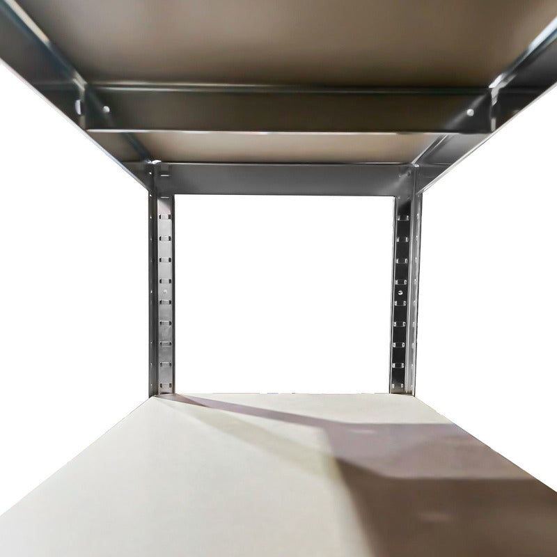 Estante Metalico 180x90x40 Para Oficinas Organizador Plateado