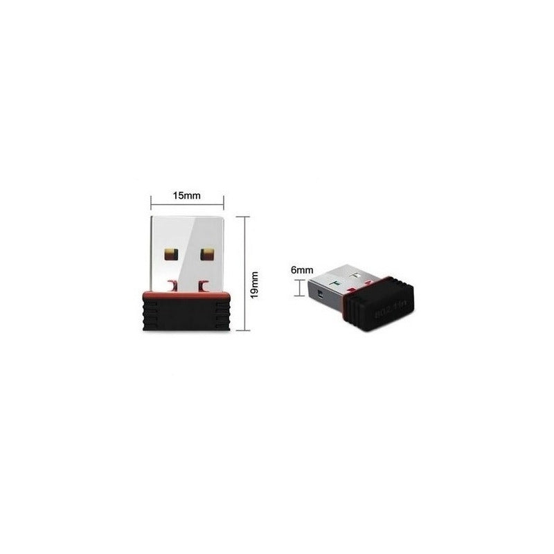 Adaptador Wifi Usb Para Pc 2.4ghz De 600mbps