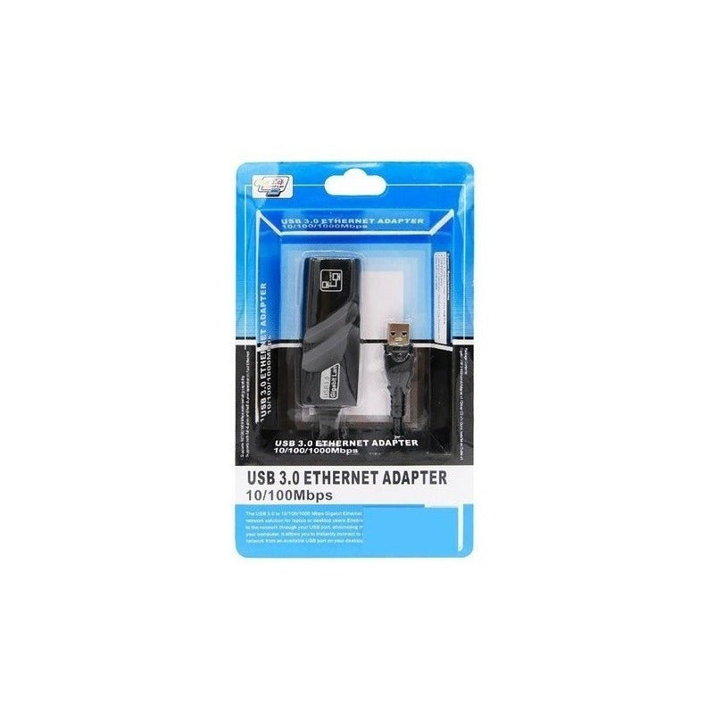 Adaptador Rj45 Usb 3.0 Gigabit Ethernet Lan 10/100 Mbps