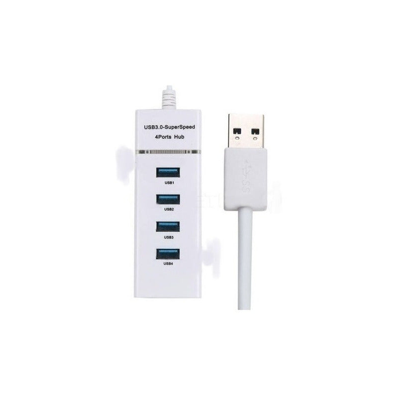 Hub Usb 4 Puertos Con Indicador Led Alta Velocidad De 3.0