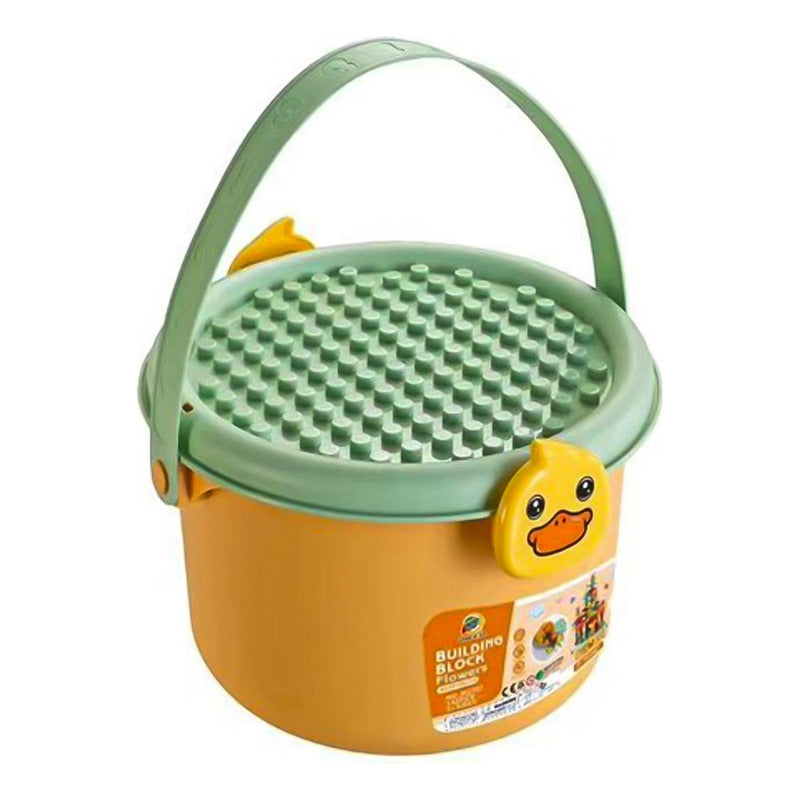 Balde Bloques De Construcción 142pcs Juguete Didáctico Niños