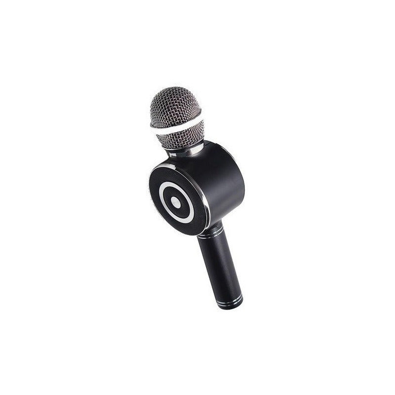 Microfono Karaoke Con Bluetooth Y Parlante Incluye Luces
