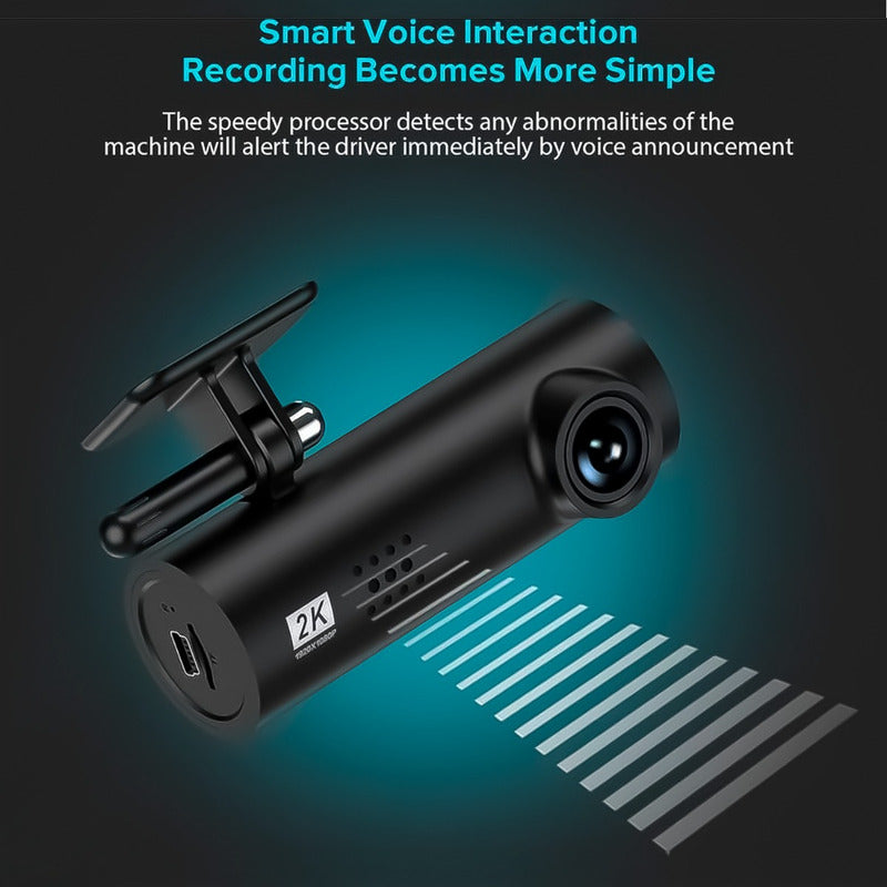 Dash Cam Camara Frontal Para Auto 2k Empotrable 1920x1080p