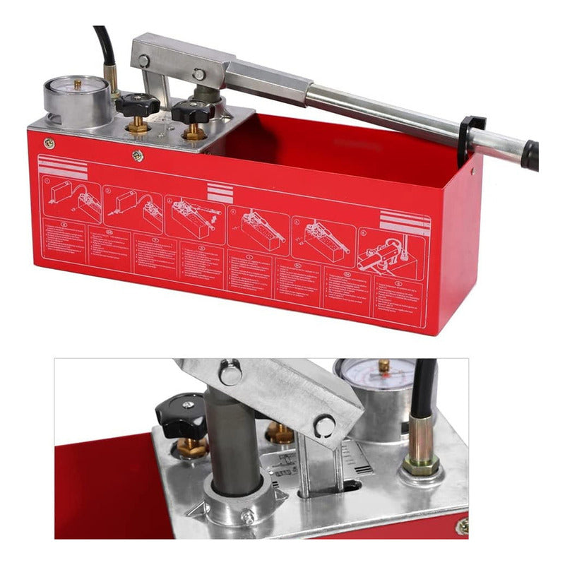 Bomba Manual Prueba De Presion Hidraulica 0-50bar 860psi 5mpa