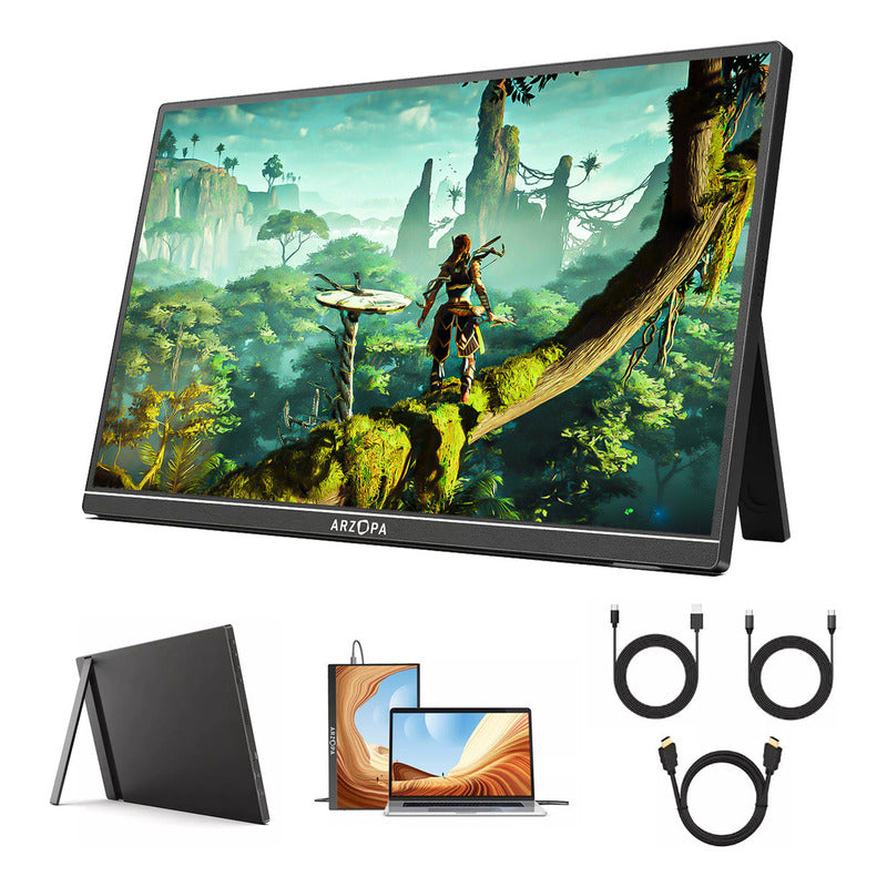 Monitor Arzopa Portátil A1s 14'' Uhd 2025 Hdmi Parlante 1080