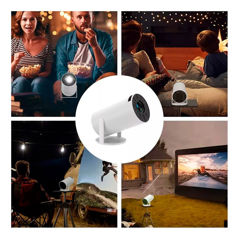 Proyector Inteligente Ultra Hd 4k 200lm Android Wifi Hdmi 60 A 100 Pulgadas