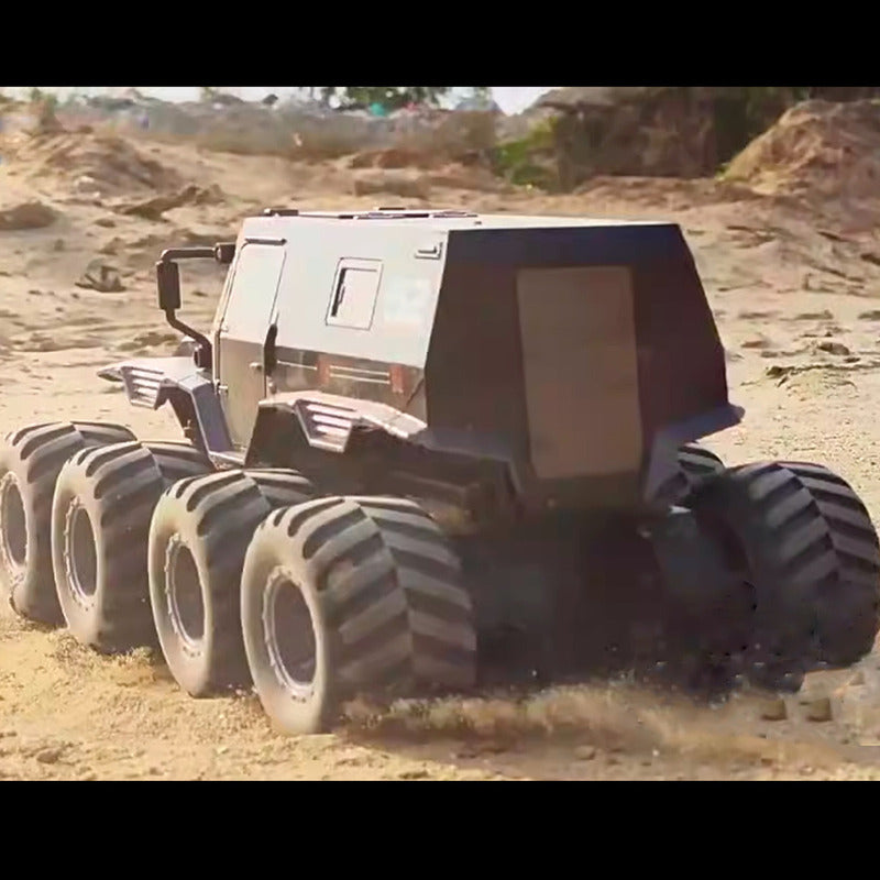 Carro Anfibio A Control Remoto Swat 8x8 2.4ghz Todo Terreno