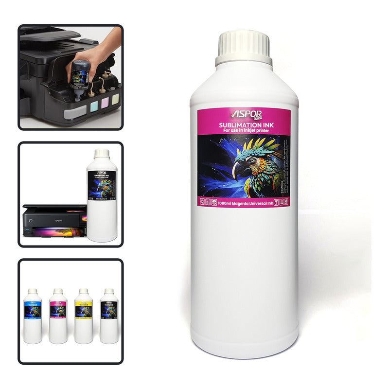 Tinta Para Sublimación 1000ml Color Universal Premium