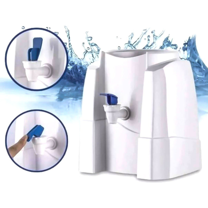 Dispensador Agua Bidon Botellon Soporte Plastico 10 Y 20 L