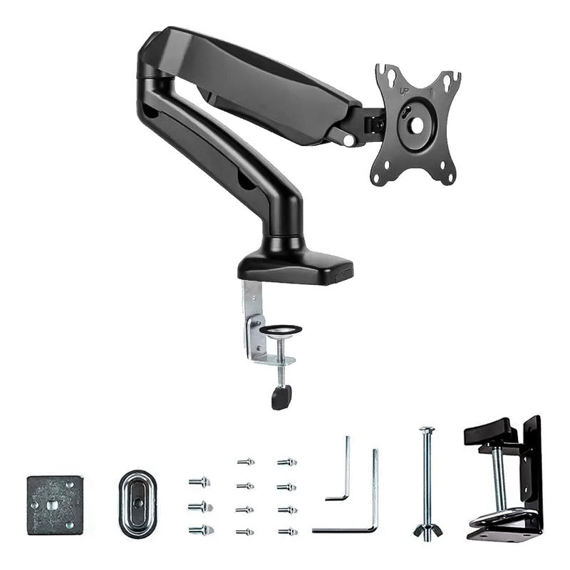 Soporte Ergonomico A Gas Para Monitor De Escritorio 17 A 32°