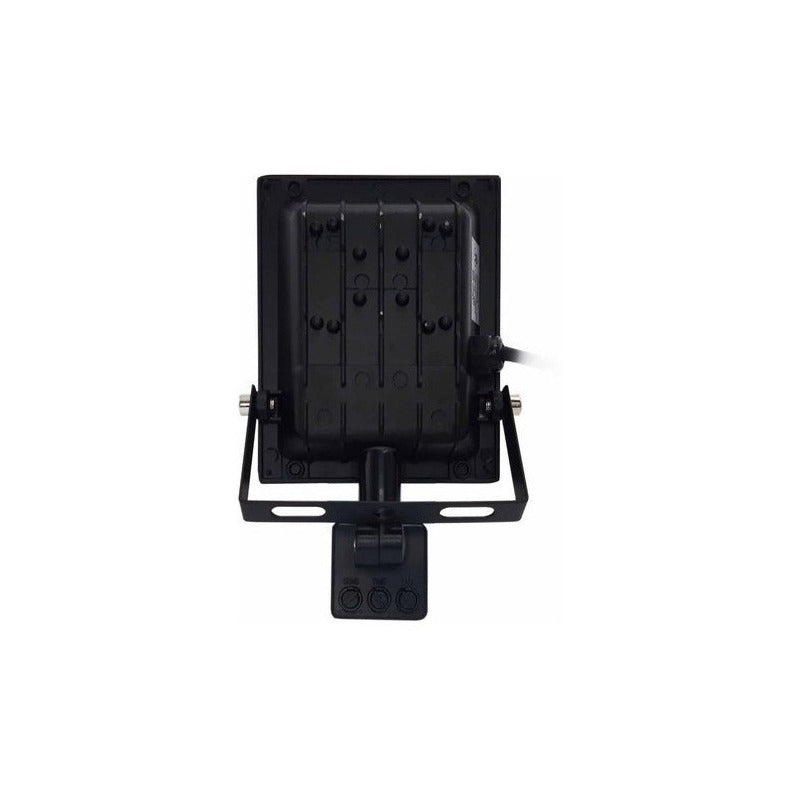 Pack 3 Foco Led Con Sensor De Movimiento 10w Ip66 Exterior