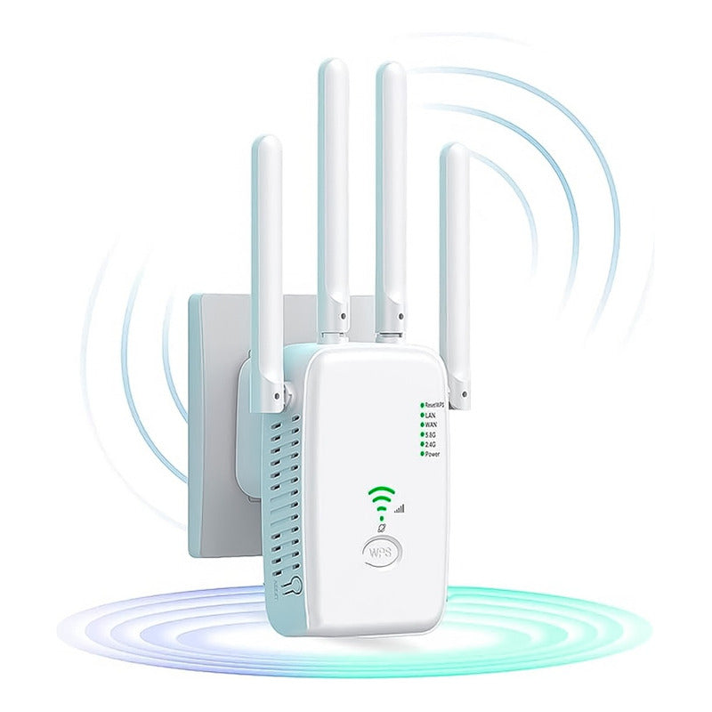 Repetidor Wifi Inalambrico 2,4ghz 300mbps Wps 4 Antenas