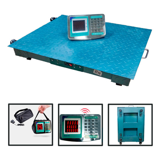 Balanza Inalambrica 1 Tonelada 80m Tipo Maletin 80x60cm Portatil