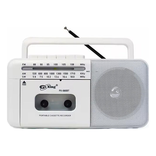 Radio Cassette Bluetooth Am/fm Mp3 Sd Usb Recargable Y Pilas