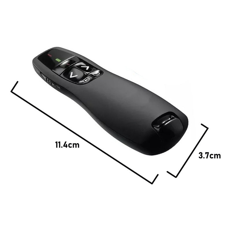 Presentador Powerpoint Puntero Laser 100m R400 Inalámbrico