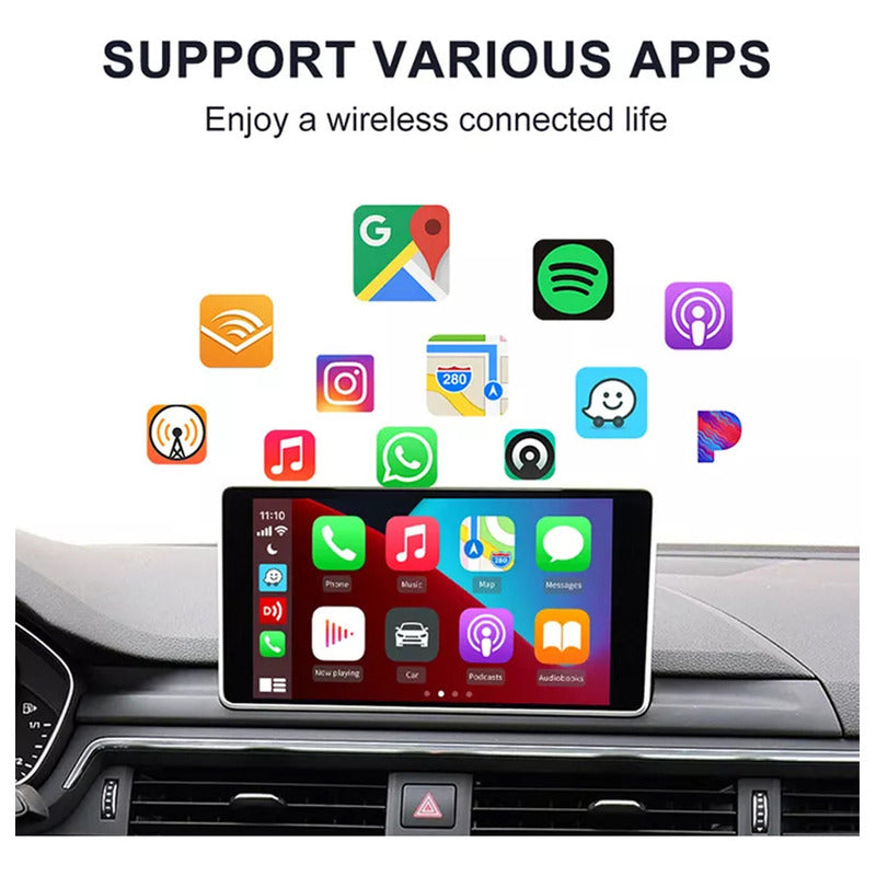 Adaptador Inalámbrico Carlinkit Android Auto Y Carplay V5.0