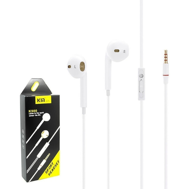 Audifono Manos Libres Para Celular Aux Jack 3.5mm K-900