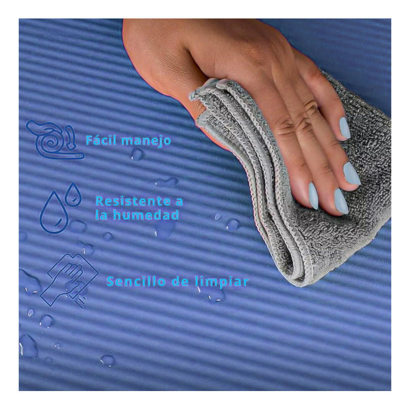 Mat Yoga 12 Mm Alfombra Resistente Gruesa Varios Colores